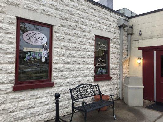 Entrance to tasting room