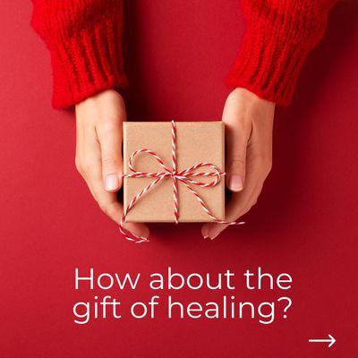 Not sure what to gift this holiday? Or you have someone hard to shop? Everyone could benefit from a healing!