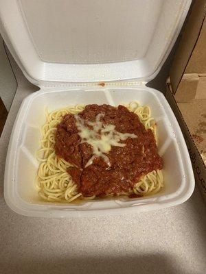 Their fresh spaghetti