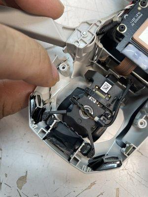 DJI Drone needing repairs from a crash