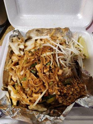 Pad Thai Sukhotthai (chicken)