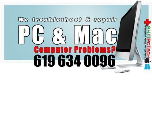 On site emergency pc and mac repair