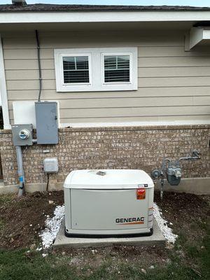 14,000 kw generator prep install before final completion and inspection