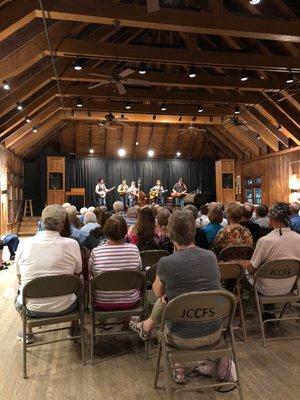 Friday evening bluegrass concert with the Jones Brothers.