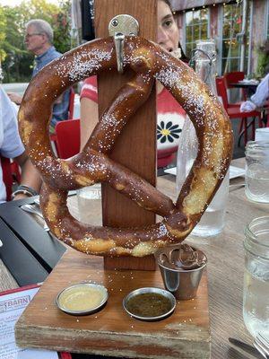 Pretzel appetizer