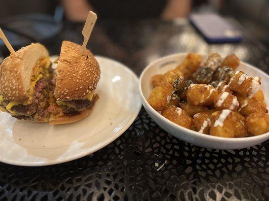 Legendary burgers and honey tots