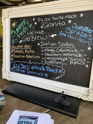 Specials Menu