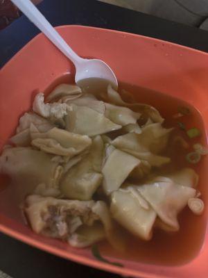 Uncle Wongs wonton soup.