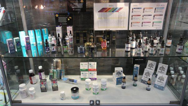 CBD creams and tinctures! Your mom uses weed cream ;)!!