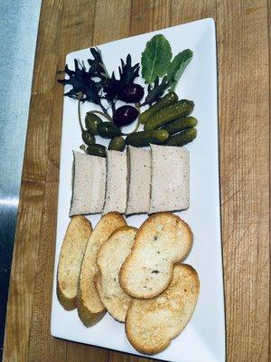 Pork and Duck Liver Mousse with port wine