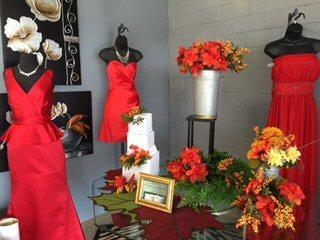 Foyer of bridal shop