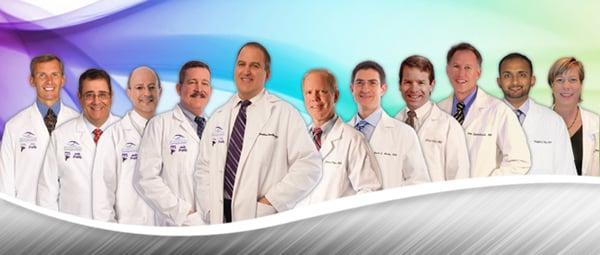 From left to right, Doctors: Day, Leff, Salmenson, Stulting, Woolfson, Hays, Brody, Walrath, Spetalnick, Patel and Stone