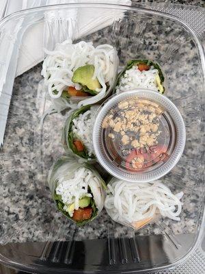 Rice Paper Rolls Shrimp & Avocado