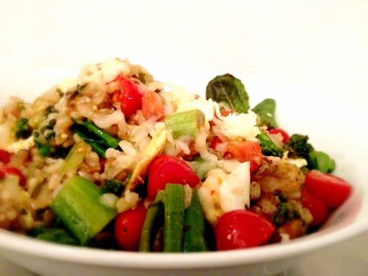 Parmesean Vegetable Brown Rice