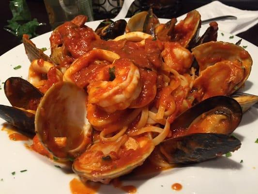 Seafood pasta