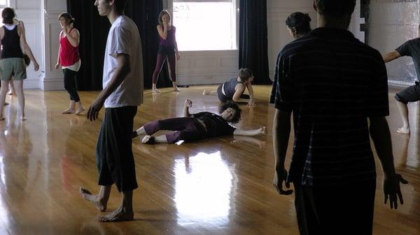 Master classes & workshops with visiting dance artists at Conduit.    (Photo by Gordon Wilson)