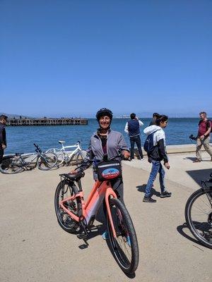 Our anniversary celebration ride on the amazing ebikes!!