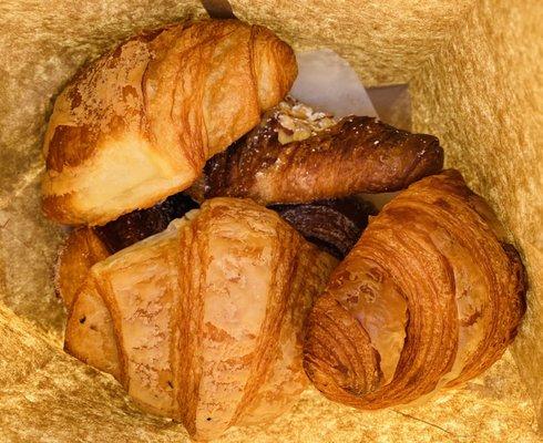 Morning buns and croissants