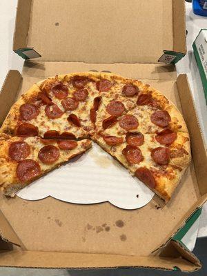 Pepperoni pizza