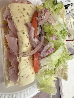 #17. Turkey and Ham Sub