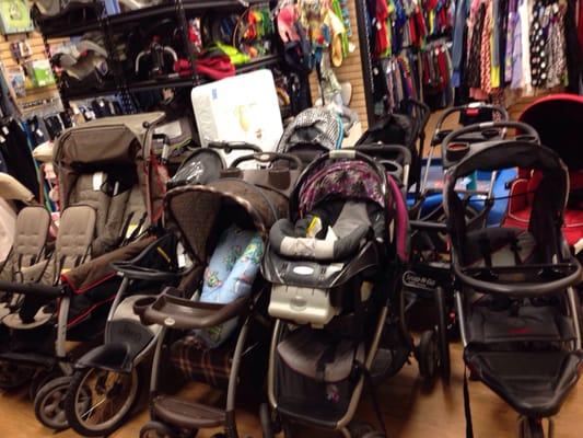 Strollers for days!