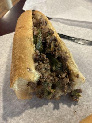 This is the steak and cheese. It's really really tasty.