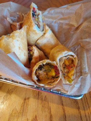 Southwest Egg Rolls- very good for a quick lunch.