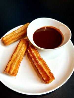 churros con chocolate