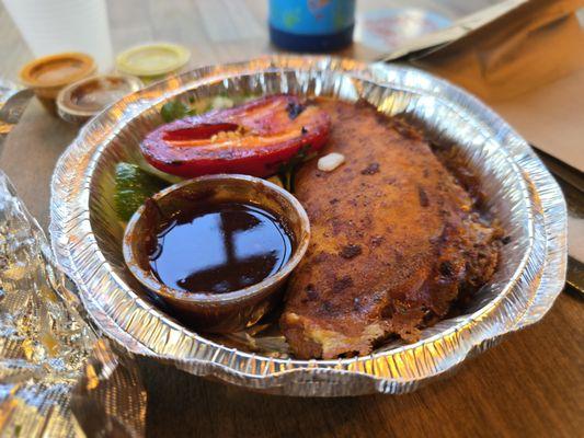 Birria Tacos: 3/5 
 While the tacos was actually good the consume was very thick.