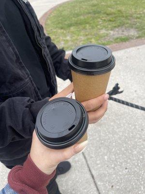 Tiramisu Latte + Blackberry Chocolate Latte