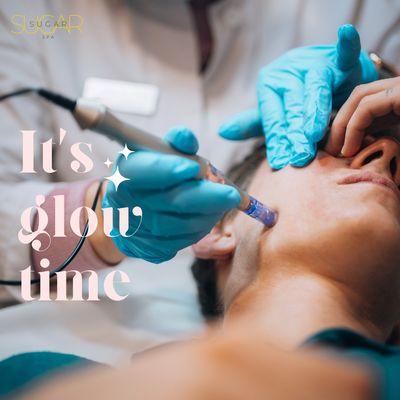 Glow like never before with a HydraFacial! Deeply cleanse, hydrate, and nourish your skin for that radiant, lit-from-within look.