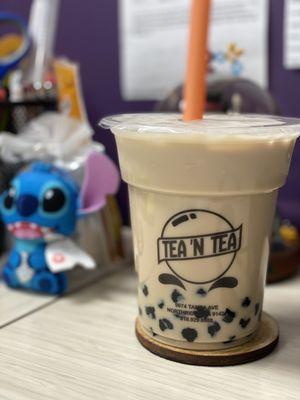 Earl Grey Milk Tea extra Boba