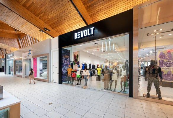 Revolt women, men's clothing store.