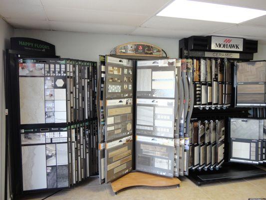 We carry tile from all the name brands. We are sure to have what your looking for in our showroom.