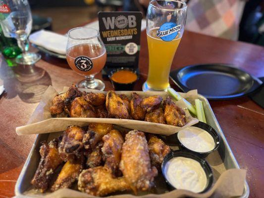 Parmesian Garlic & Lemmon Pepper Wings