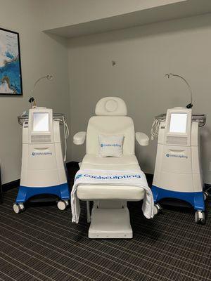 Our comfortable coolsculpting room