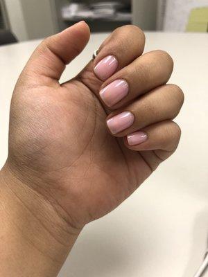 Essie gel couture manicure $13