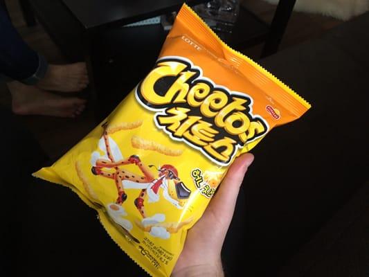 Where else can you find honey cheese Cheetos? Love Seoul Mart!