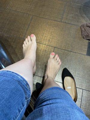 Gel pedicure