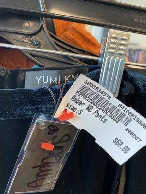 Price on used pants.