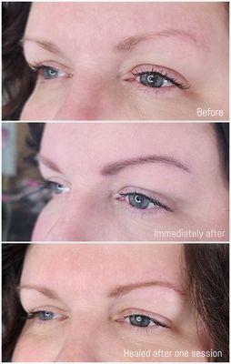 healed natural brows