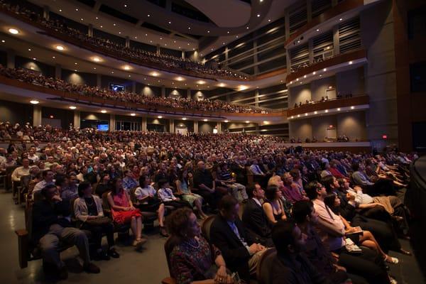 Austin Symphony patrons before the performance