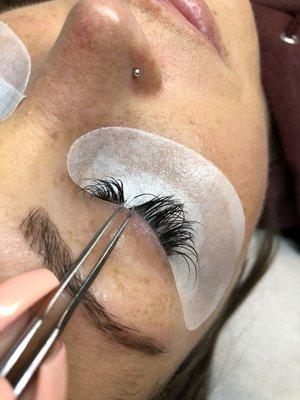 Healthy Lash growth! If lashes are applied correctly there will be NO damage to your natural lashes.