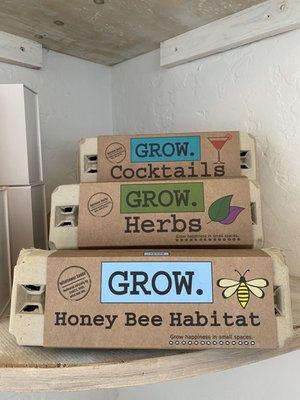 Great gift for the person who has everything.  Grow boxes