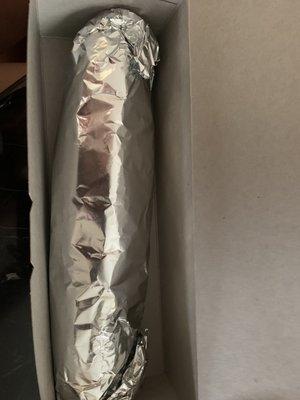 Sandwich was wrapped nicely