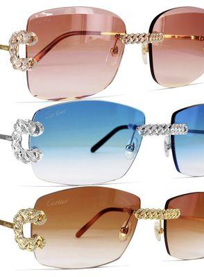 Cartier Diamond Sunglasses at Yumna Jewelers