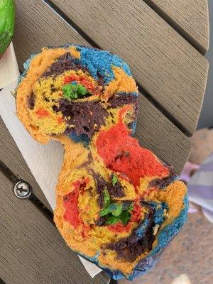 Rainbow Bagels!!