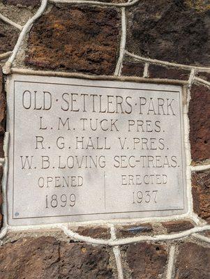 These guys would be proud of the way this park has developed