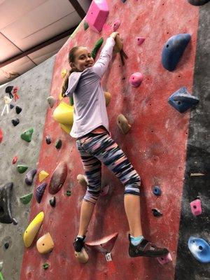 Fun climbing at SCC ‍