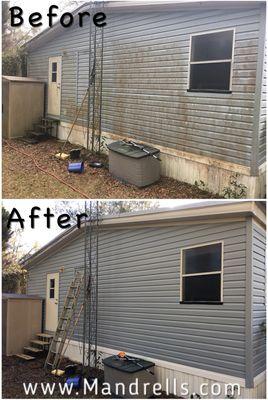 Vinyl Siding Soft Pressure Washing